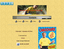 Tablet Screenshot of cabochardhumoriste.com